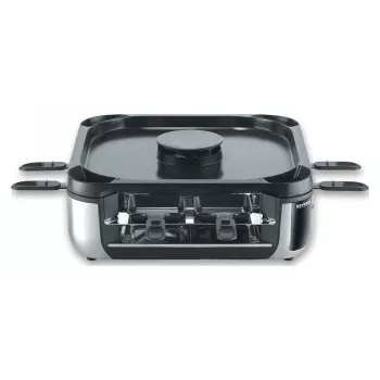 SEVERIN RG 2379 SEVENTO Raclette Grill 1400 W 8 inimest Must/Hõbe