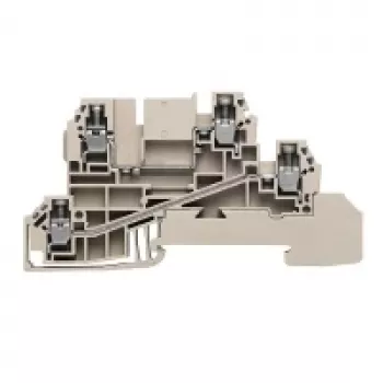 Weidmüller Läbiv klemmliist, 2,5 mm², 24 A, 800 V, beež, kruviühendus, 50 tk