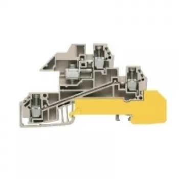Weidmüller Läbiv klemmliist, beež, 2,5 mm², 24 A, 50 tk