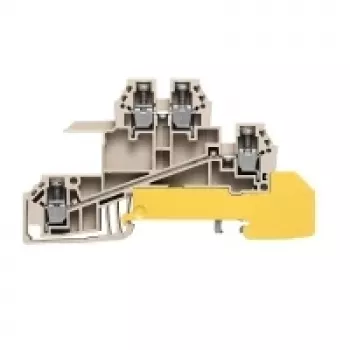 Weidmüller Läbiv klemmliist, kruviühendus, 2,5 mm², 800 V, 24 A, beež, 50 tk