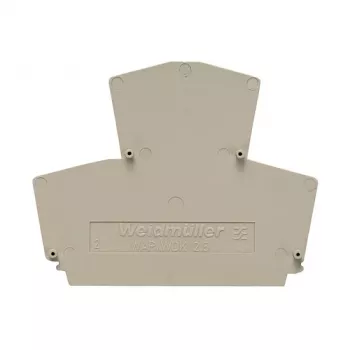 Weidmüller WAP WDK2.5 Otsaplaat - 20 tk - Wemid - Beež - -50 kuni 120 °C - V0