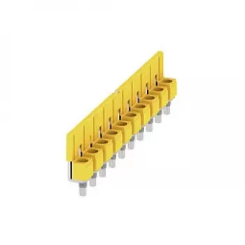 Weidmüller WQV 10/10 ristühendus, 10 poolust, 10 mm², kollane, polüamiid, 20 tk