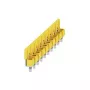Weidmüller WQV 10/10 ristühendus, 10 poolust, 10 mm², kollane, polüamiid, 20 tk