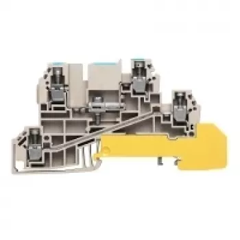 Weidmüller Läbiv klemmplokk, kruviühendus, 2,5 mm², 500 V, 24 A, beež, 50 tk