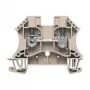 Weidmüller läbiv klemmliist, kruviühendus, 800 V, 41 A, 6 mm², beež, 100 tk