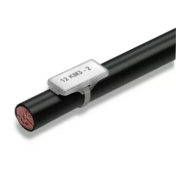 Weidmüller WKM 18/43 Klambriga juhtmemarker, must, polüpropüleen, 11,5 mm, 100 tk