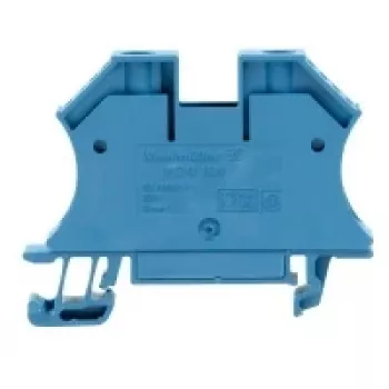 Weidmüller WDU 16N BL läbiviik-klemmliist, 16 mm², 76 A, kruviühendus, sinine, 50 tk