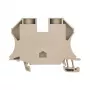 Weidmüller 1040400000 - 16 mm² Kruviühendusega klemmliist, 1000 V, 76 A, DIN rööpale, tume beež