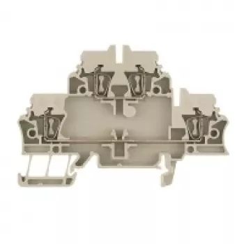 Weidmüller Läbiv klemmliist, kruviühendus, 2,5 mm², beež, 50 tk