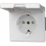 Heinrich Kopp 119102080 Schuko pistikupesa CEE 7/3 CEE 7/4 Valge 250V 16A