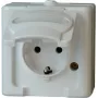 HEINRICH KOPP Schuko pistikupesa 1-kohaline pinnale paigaldatav niiskuskindel IP44 arktikvalge 16A 250V (103302007)