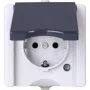 HEINRICH KOPP Schuko pistikupesa 1-kohaline pinnale paigaldatav niiskuskindel proAQA hall 16A 250V (947456005)