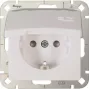 Heinrich Kopp HK05 Schuko pistikupesa suurendatud puutekaitsega, puhasvalge (RAL 9010), süvismonteeritav, 16A 250V