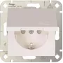 HEINRICH KOPP HK 07 1-kohaline Schuko pistikupesa hingedega kaanega, puhas valge, süvismonteeritav, IP44, 250V/16A, 940129002