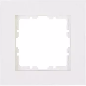 HEINRICH KOPP Kattekaas 1-kohaline HK07 PURE (86 x 86 x 9,5 mm, IP20, klambrikinnitus) - Puhasvalge (406829005)