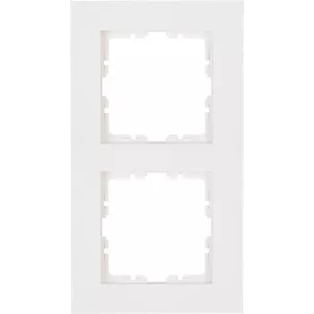 HEINRICH KOPP Kattekaas 2-kohaline HK07 PURE (157 x 86 x 9.5 mm | IP20 | Klambrikinnitus) - Puhasvalge (406929008)