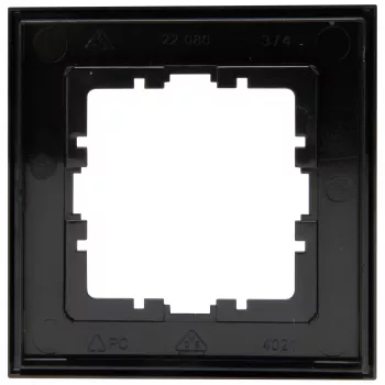 Heinrich Kopp HK07 Cover Frame 1-Gang Matte Black