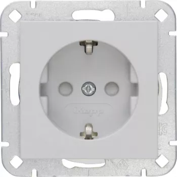 Heinrich Kopp SCHUKO pistikupesa suurendatud puutekaitsega hall-matt 940034000HK07