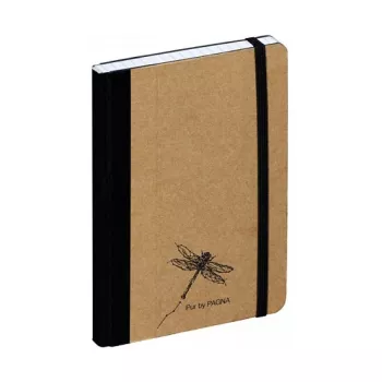 Pagna Universal Notebook A6 Checkered 192 Sheets Black/Brown