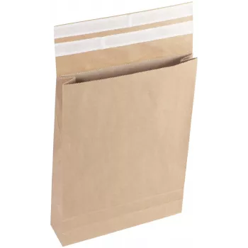 Vereinigte Papierwarenfabriken Classic laiendiga ümbrik kahekordse isekleepuva sulguriga, u. DIN B4, ilma aknata, pruun, 7,0 cm (2FVMF000513)