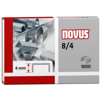 Novus Dahle 24/6 Klambrid 1000 tk Hõbedane Tsingitud Teras Meisliots