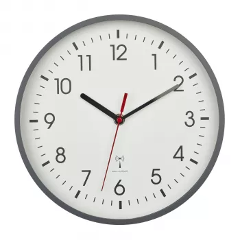 TFA Dostmann 60.3550.10 Radio Wall Clock 24.5 cm x 4.2 cm Grey