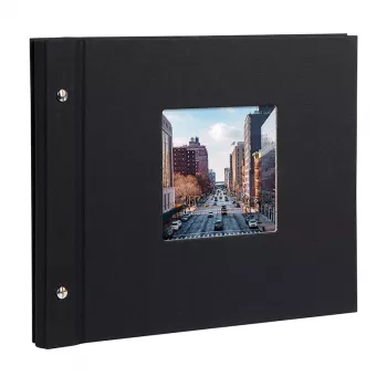 Goldbuch Bella Vista fotoalbum 40 lehte must 300x250 mm polüuretaankaanega
