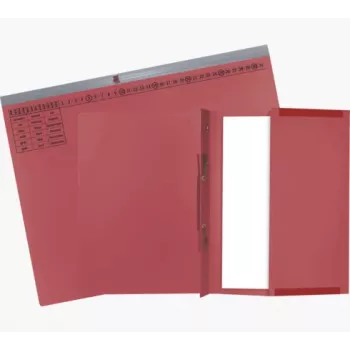 Exacompta 370203B Tavaline toimikukaust - papp - punane - 320 g/m² - 265 x 316 mm - A4