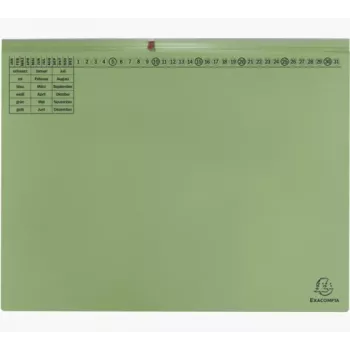 Exacompta 370325B Tavaline toimik - papp - roheline - 320 g/m² - 265 x 316 mm