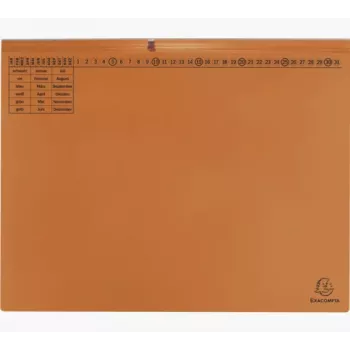 Exacompta 370409B Tavaline dokumendikaust - papp - oranž - 320 g/m² - 265 mm - 316 mm