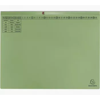 Exacompta 370425B Quick Binder A4 Cardboard Green 320 g/m² Metal Fastener