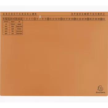 Exacompta 371109B Tavaline kaustik - papp - oranž - 320 g/m² - 265 x 316 mm