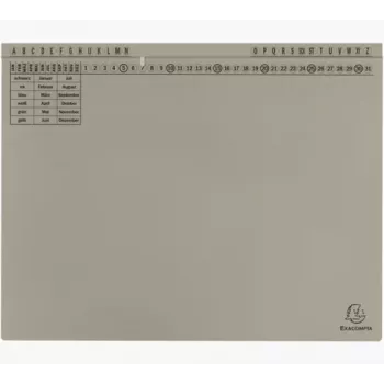 Exacompta 371110B Tavaline toimikukaust - papp - hall - 320 g/m² - 265 x 316 mm