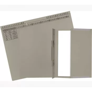 Exacompta 371110B Tavaline toimikukaust - papp - hall - 320 g/m² - 265 x 316 mm