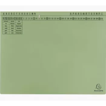 Exacompta 371125B Tavaline kaust - papp - roheline - 320 g/m² - 265 mm - 316 mm