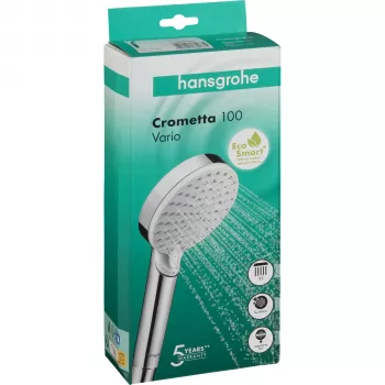 Hansgrohe Crometta Vario EcoSmart Hand Shower White/Chrome