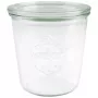 WECK Mold Jar 580ml Set of 6 - Läbipaistvad klaasist konservipurgid kaante, klambrite ja kummirõngastega
