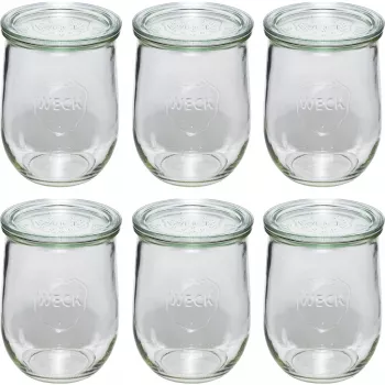 WECK Tulip Jar 1062ml Set of 6