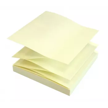 inFO Z-Fold Kleepmärkmed Kollane 1 Pad