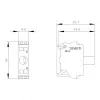 Siemens SIRIUS ACT LED-moodul integreeritud LED-iga AC/DC 24V Valge