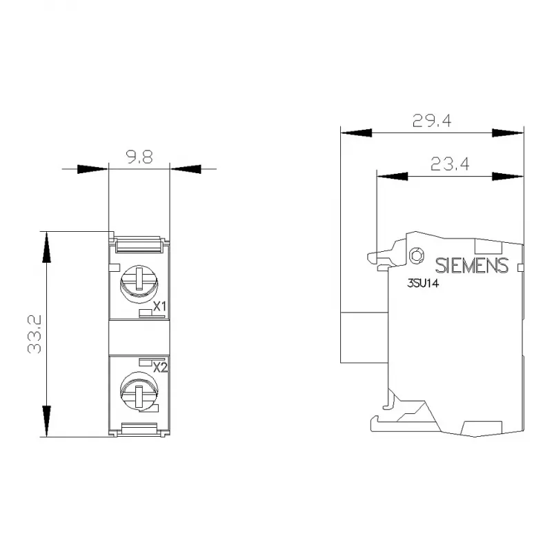 Siemens SIRIUS ACT LED-moodul integreeritud LED-iga AC/DC 24V Valge