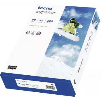 Papyrus Superior Tecno A4 90g Valge Koopiapaber 500 Lehte