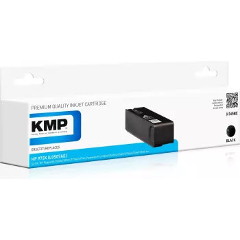 KMP H165BX Ühilduv Pigmentpõhine Musta Tindi Kassett Kõrge Saagis XL HP PageWide Pro 450 Seeria jaoks