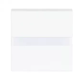 Busch-Jaeger Comfort Switch Insert flex koos orientatsioonituliga, 2 klahvi, free@home, valge/helehall