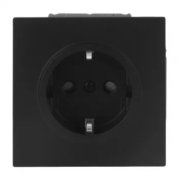 Busch-Jaeger SCHUKO pistikupesa 20 EUCB-45M Safety+ Black Matt