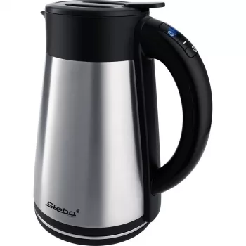 Steba WK 31 Thermo juhtmevaba veekeetja termokannuga, 1.7 L, 2200 W, hõbe/must