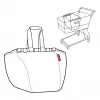 Reisenthel Easyshoppingbag Must - 30L Ostukott Trolley Kinnitusega