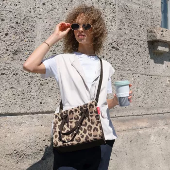 Reisenthel dailyshopper XS Leo Macchiato ostukott
