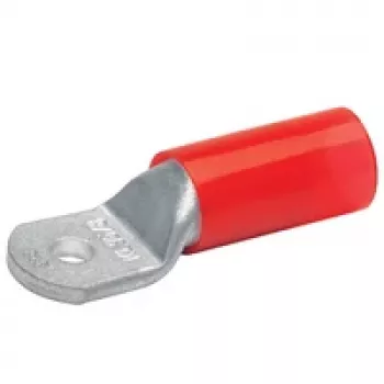 Klauke 605R12 Isolierter Rohrkabelschuh, 35 mm², M12, Punane, Tinneeritud Vask, Sirge, Polüamiid