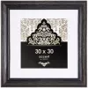 NIELSEN DESIGN Accent Vintage 30x30 Wood Black Picture Frame